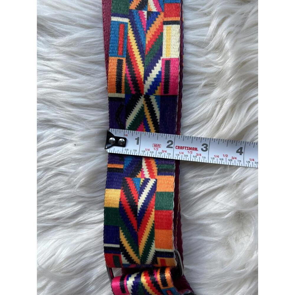 Colorful Geometric Pattern Adjustable Strap - image 5